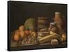 Still Life with Oranges and Walnuts, 1772-Luis Meléndez-Framed Stretched Canvas