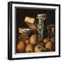 Still Life with Oranges, Jars, and Boxes of Sweets-Luis Meléndez-Framed Giclee Print