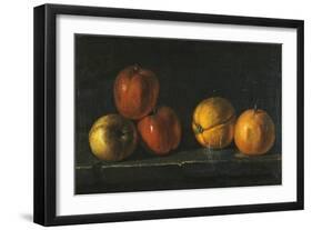 Still-Life with Oranges-Jacques Charles Oudry-Framed Giclee Print