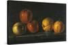 Still-Life with Oranges-Jacques Charles Oudry-Stretched Canvas