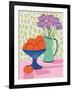 Still Life with Oranges-Tara Reed-Framed Art Print