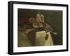 Still Life with Oriental Slippers-August Allebe-Framed Art Print