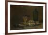 Still Life with Oysters, 1875-1877-Philippe Rousseau-Framed Giclee Print