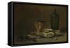 Still Life with Oysters, 1875-1877-Philippe Rousseau-Framed Stretched Canvas