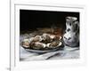 Still Life with Oysters, 19th Century-Antoine Vollon-Framed Giclee Print