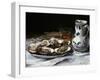 Still Life with Oysters, 19th Century-Antoine Vollon-Framed Giclee Print