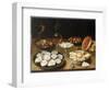 Still Life with Oysters, Sweetmeats and Roasted Chestnuts-Osias The Elder Beert-Framed Giclee Print