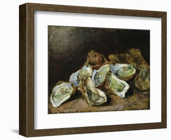 Still Life with Oysters-Auguste Theodule Ribot-Framed Giclee Print