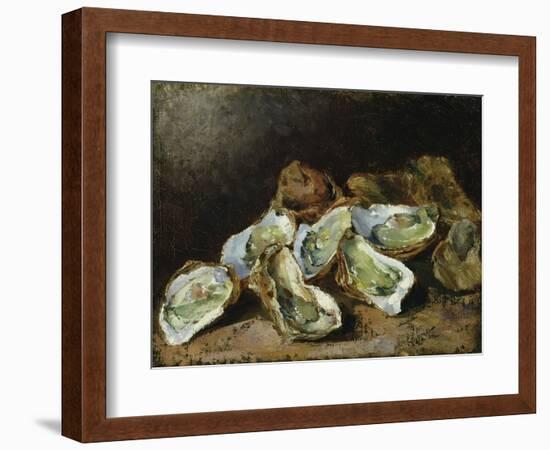 Still Life with Oysters-Auguste Theodule Ribot-Framed Giclee Print