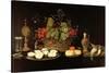 Still Life with Oysters-Frans Ykens-Stretched Canvas