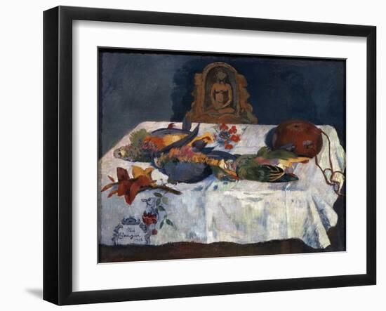 Still Life with Parrots, 1902-Paul Gauguin-Framed Giclee Print