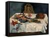 Still Life with Parrots-Paul Gauguin-Framed Stretched Canvas