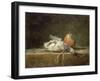 Still Life with Partridge and Pear, 1748-Jean-Baptiste Simeon Chardin-Framed Giclee Print