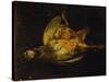 Still Life with Partridge-Alexandre-Francois Desportes-Stretched Canvas