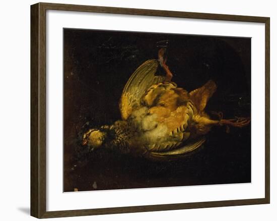 Still Life with Partridge-Alexandre-Francois Desportes-Framed Giclee Print