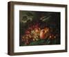 Still Life with Peaches and Grapes, 1863-Frederic Edwin Church-Framed Giclee Print