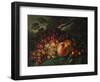 Still Life with Peaches and Grapes, 1863-Frederic Edwin Church-Framed Giclee Print