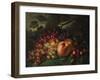 Still Life with Peaches and Grapes, 1863-Frederic Edwin Church-Framed Giclee Print