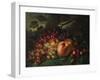 Still Life with Peaches and Grapes, 1863-Frederic Edwin Church-Framed Giclee Print