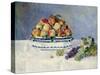 Still Life with Peaches and Grapes-Auguste Renoir-Stretched Canvas