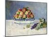 Still Life with Peaches and Grapes-Auguste Renoir-Mounted Art Print