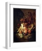 Still Life with Peaches, Late 17th or Early 18th Century-Jan Frans van Son-Framed Premium Giclee Print