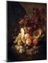 Still Life with Peaches, Late 17th or Early 18th Century-Jan Frans van Son-Mounted Premium Giclee Print
