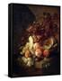 Still Life with Peaches, Late 17th or Early 18th Century-Jan Frans van Son-Framed Stretched Canvas