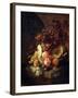 Still Life with Peaches, Late 17th or Early 18th Century-Jan Frans van Son-Framed Giclee Print