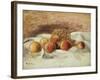 Still Life with Peaches-Pierre-Auguste Renoir-Framed Giclee Print