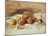 Still Life with Peaches-Pierre-Auguste Renoir-Mounted Giclee Print