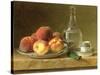 Still Life with Peaches-Gerard Van Spaendonck-Stretched Canvas