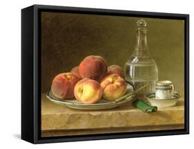 Still Life with Peaches-Gerard Van Spaendonck-Framed Stretched Canvas