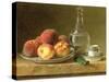 Still Life with Peaches-Gerard Van Spaendonck-Stretched Canvas