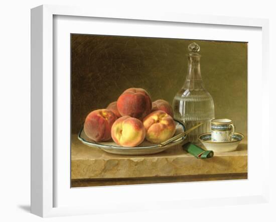 Still Life with Peaches-Gerard Van Spaendonck-Framed Giclee Print