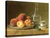 Still Life with Peaches-Gerard Van Spaendonck-Stretched Canvas