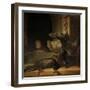 Still Life with Peacocks-Rembrandt van Rijn-Framed Art Print