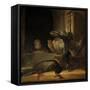 Still Life with Peacocks-Rembrandt van Rijn-Framed Stretched Canvas