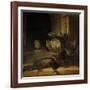 Still Life with Peacocks-Rembrandt van Rijn-Framed Art Print