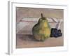 Still Life with Pear and Grapes-Egisto Paolo Fabbri-Framed Art Print