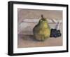 Still Life with Pear and Grapes-Egisto Paolo Fabbri-Framed Art Print