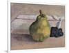 Still Life with Pear and Grapes-Egisto Paolo Fabbri-Framed Art Print