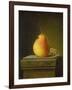 Still-life with pear and insects. 1765-Justus Juncker-Framed Giclee Print