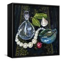 Still Life with Pearls-Tilly Willis-Framed Stretched Canvas