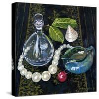 Still Life with Pearls-Tilly Willis-Stretched Canvas