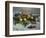 Still Life with Pears and Grapes, 1880-Claude Monet-Framed Giclee Print