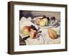 Still Life with Pears and Grapes, C.1930-Samuel John Peploe-Framed Giclee Print