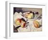 Still Life with Pears and Grapes, C.1930-Samuel John Peploe-Framed Giclee Print