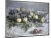 Still Life with Pears and Grapes-Claude Monet-Mounted Giclee Print