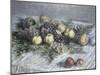 Still Life with Pears and Grapes-Claude Monet-Mounted Giclee Print